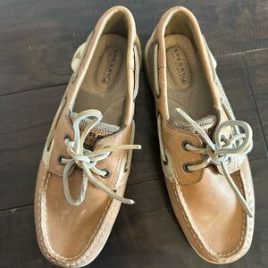 Like New Sperry Top-Sider Women’s Size 7M Leather Boat Shoes